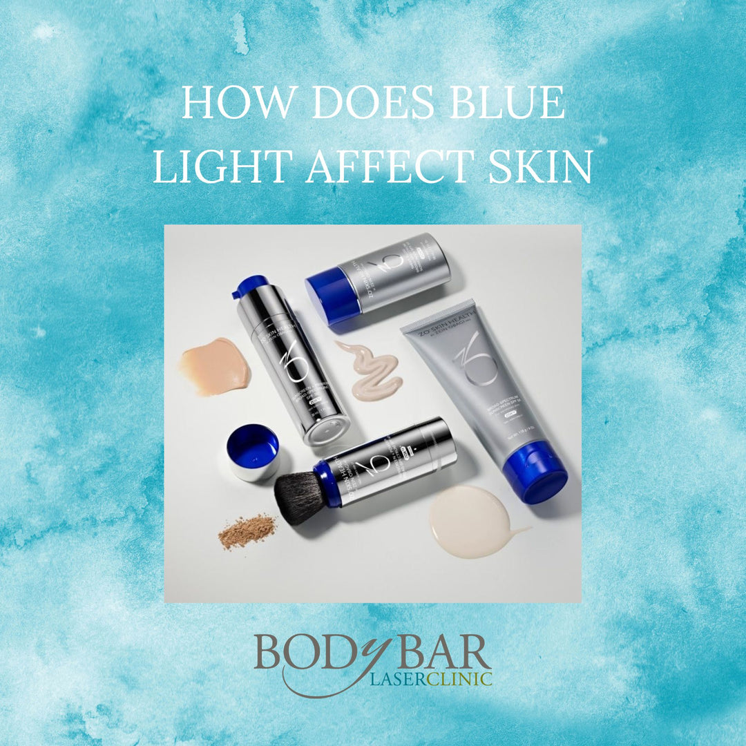 HOW DOES BLUE LIGHT AFFECT SKIN?